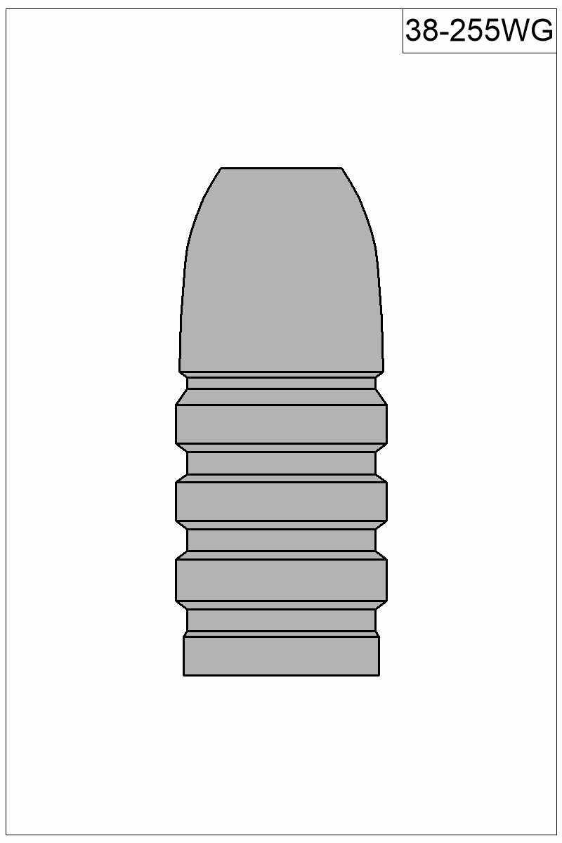Filled view of bullet 38-255WG