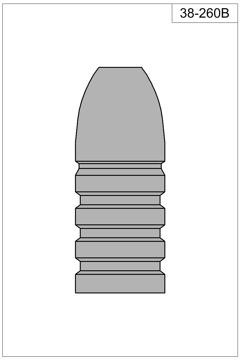 Filled view of bullet 38-260B