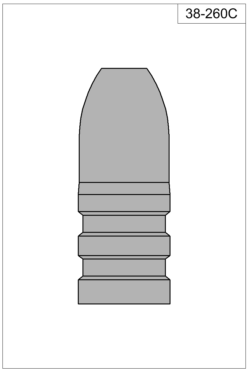 Filled view of bullet 38-260C