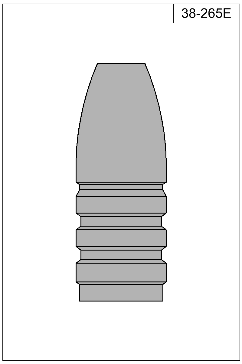 Filled view of bullet 38-265E
