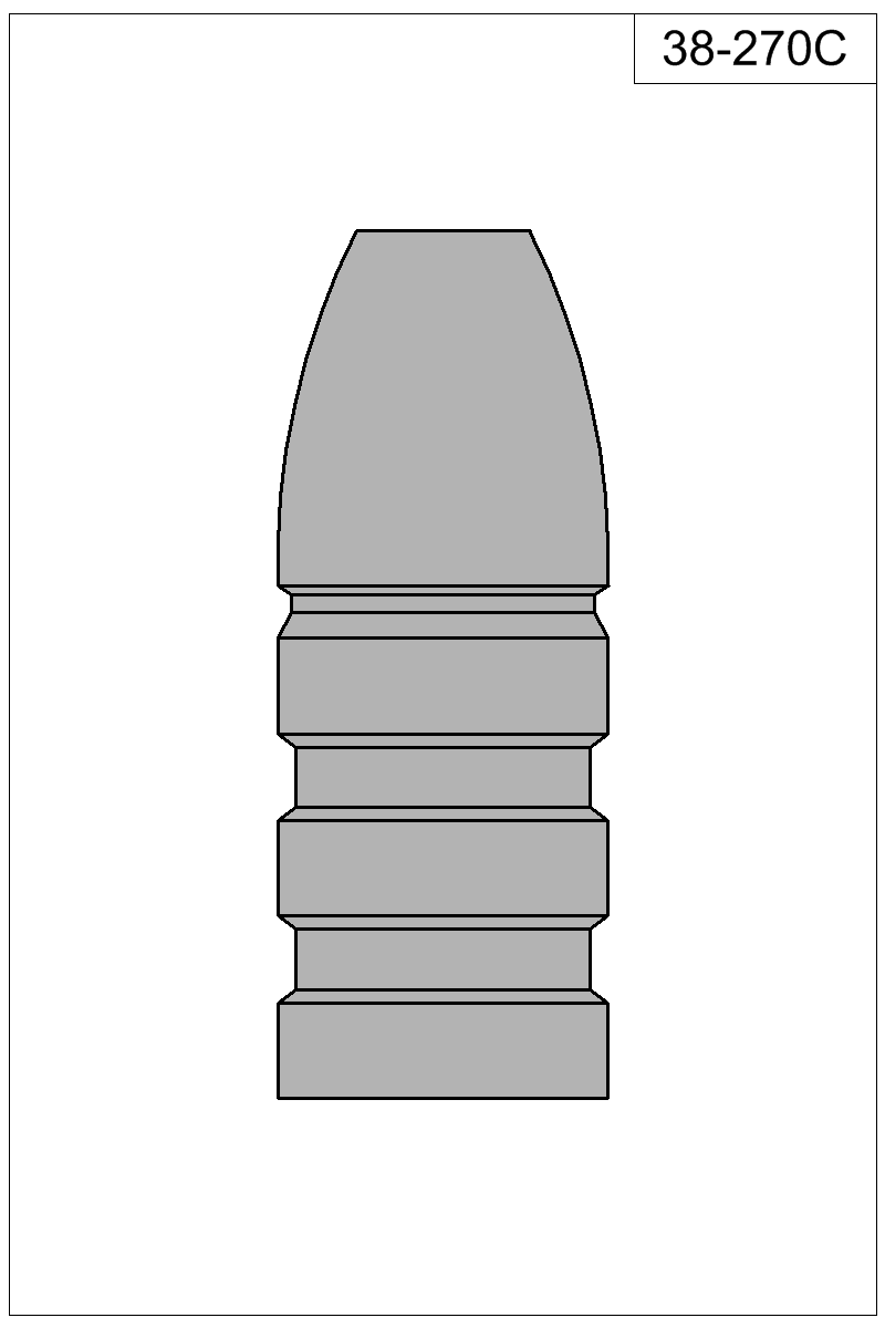 Filled view of bullet 38-270C