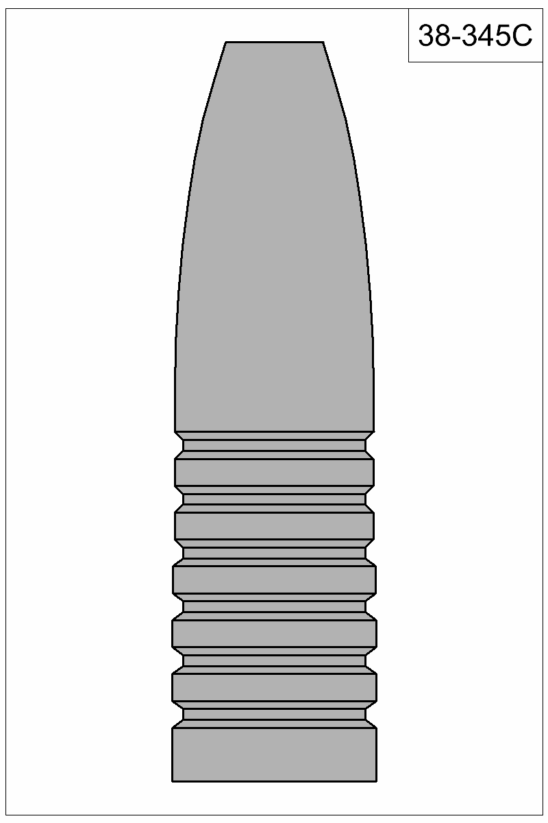 Filled view of bullet 38-345C