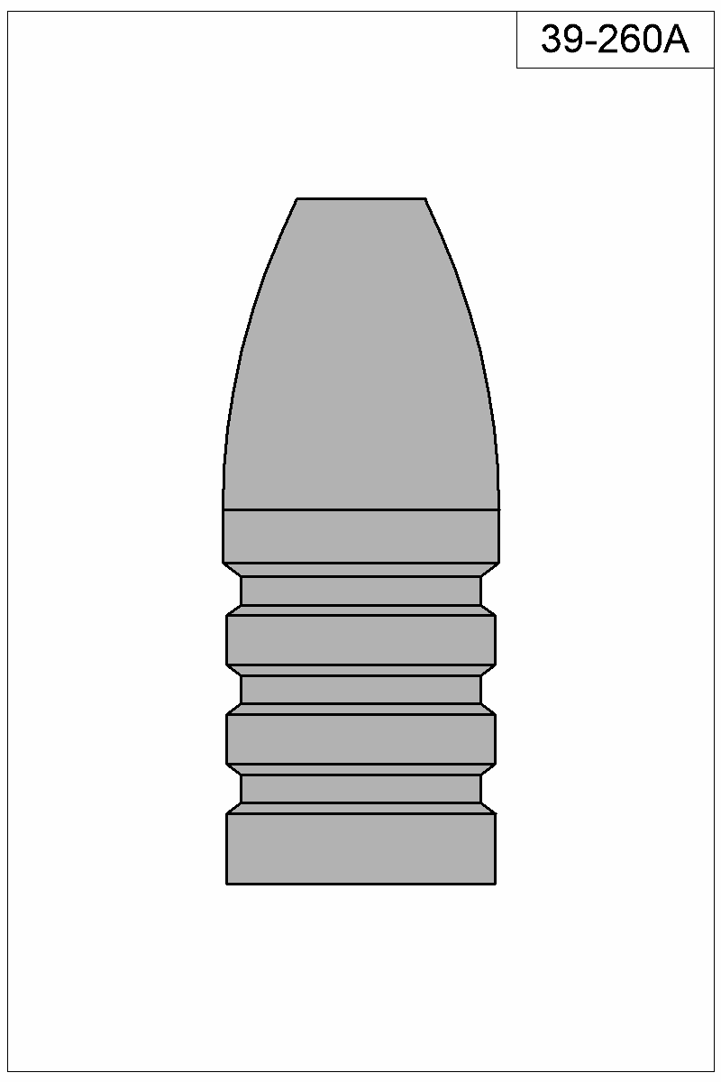 Filled view of bullet 39-260A