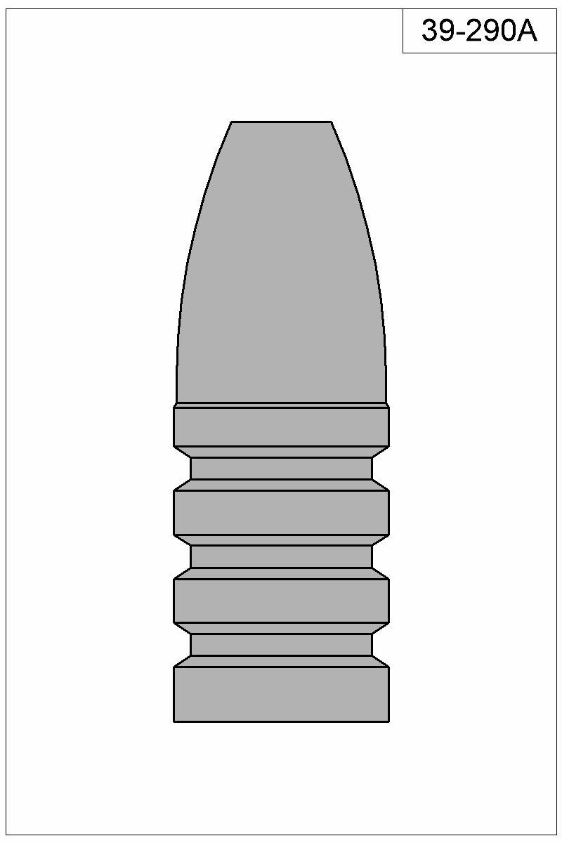 Filled view of bullet 39-290A