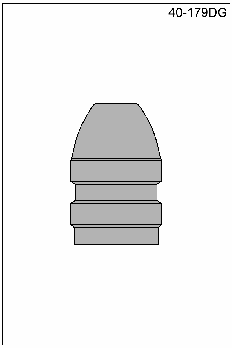 Filled view of bullet 40-179DG