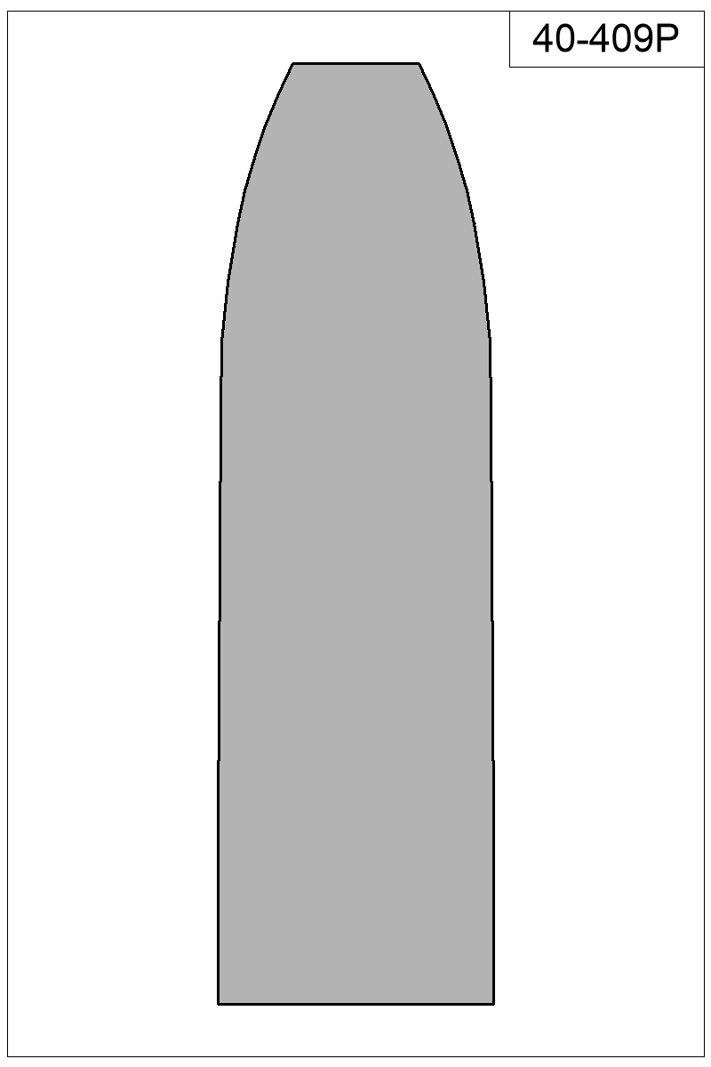 Filled view of bullet 40-409P