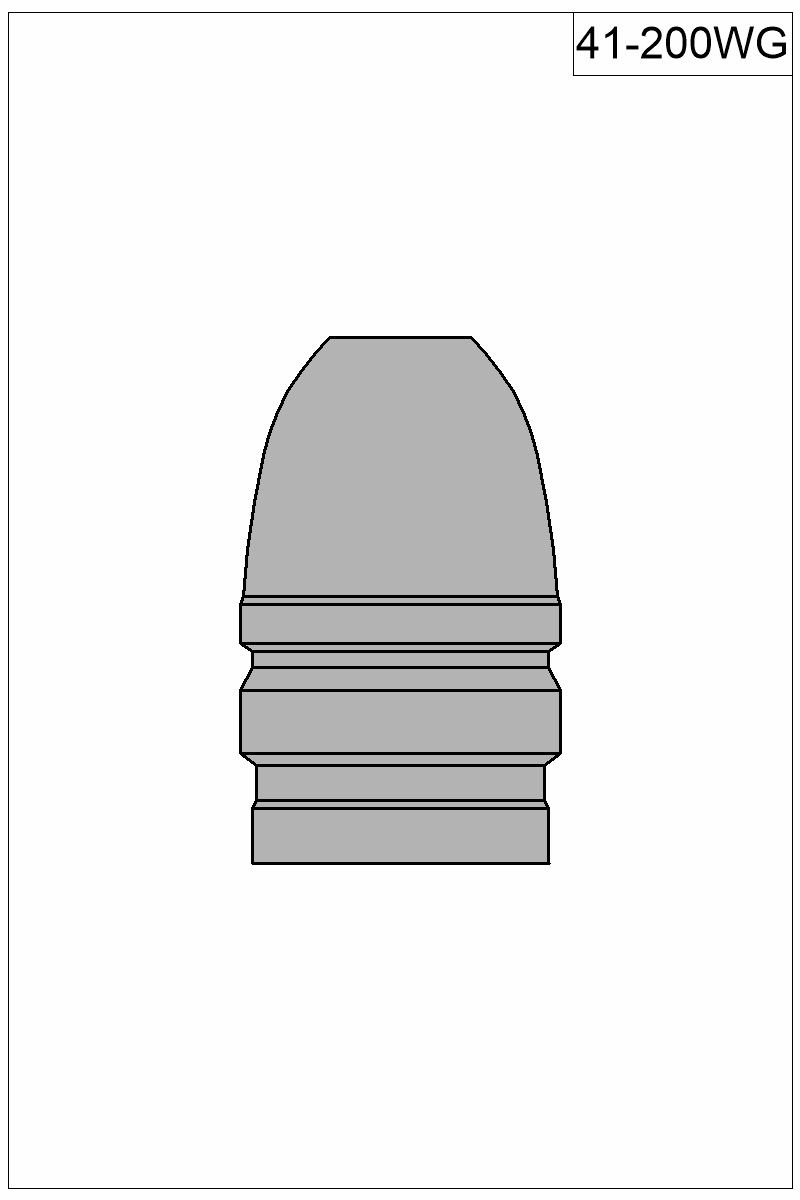 Filled view of bullet 41-200WG