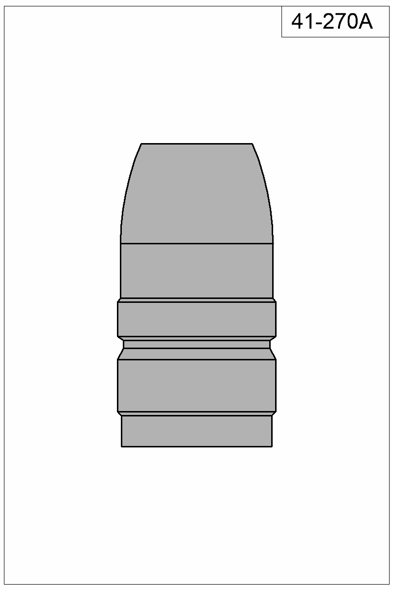 Filled view of bullet 41-270A
