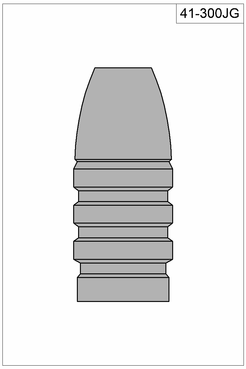 Filled view of bullet 41-300JG