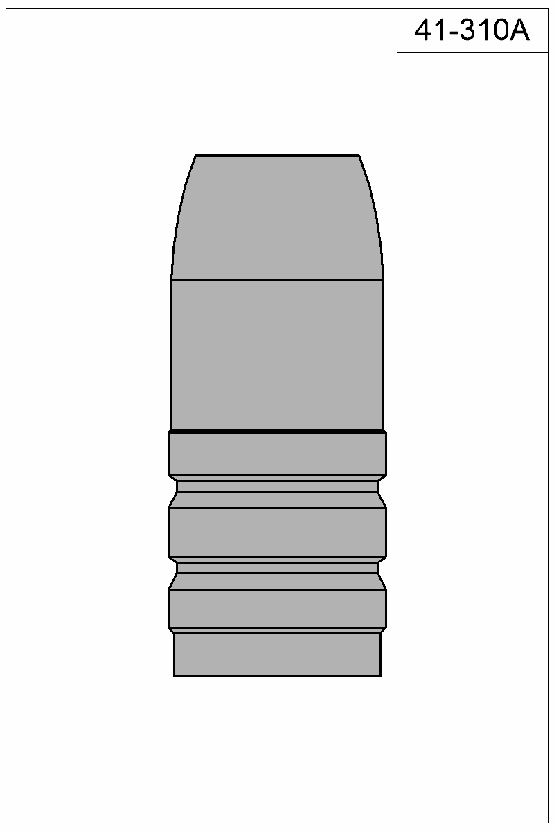 Filled view of bullet 41-310A