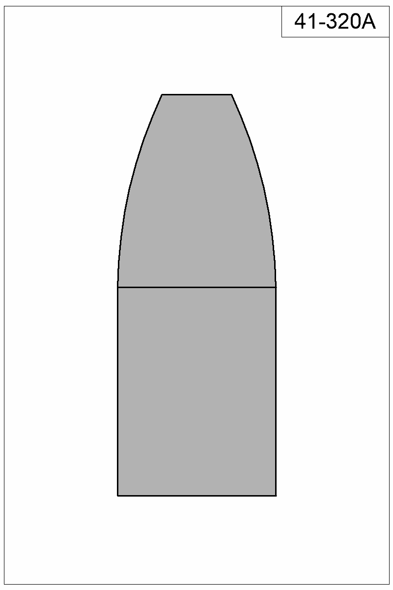 Filled view of bullet 41-320A