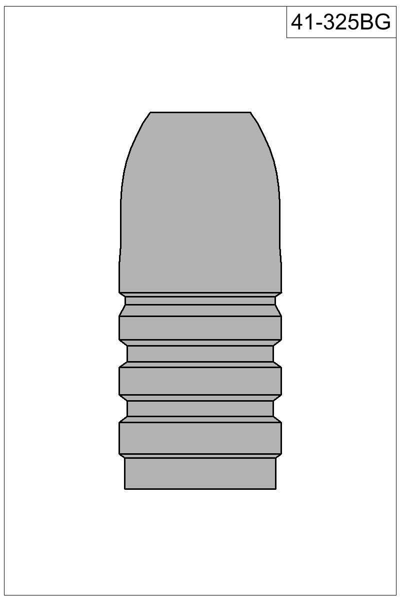 Filled view of bullet 41-325BG