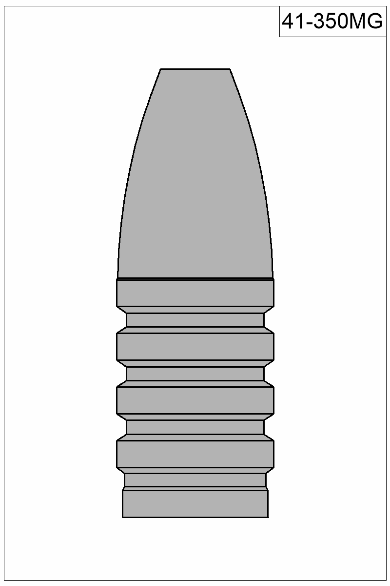 Filled view of bullet 41-350MG