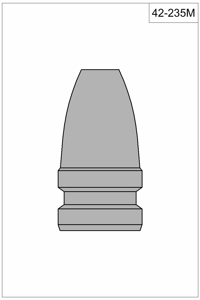 Filled view of bullet 42-235M