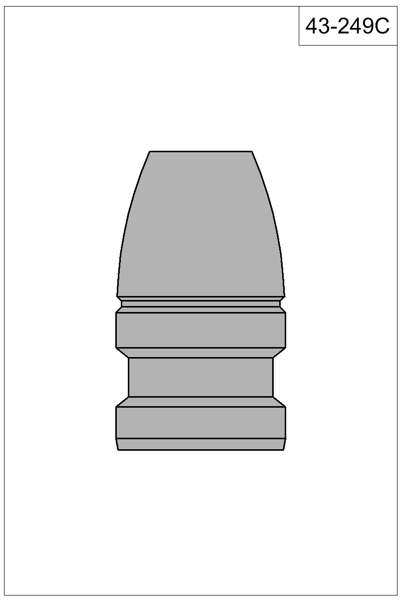 Filled view of bullet 43-249C