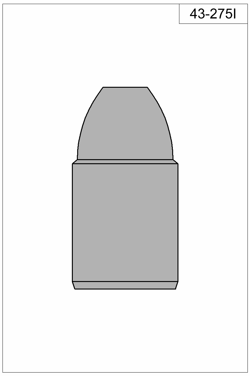 Filled view of bullet 43-275I