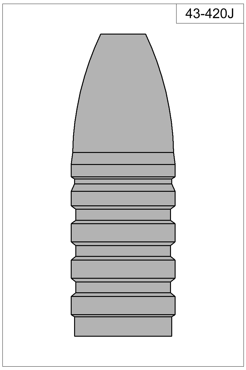 Filled view of bullet 43-420J