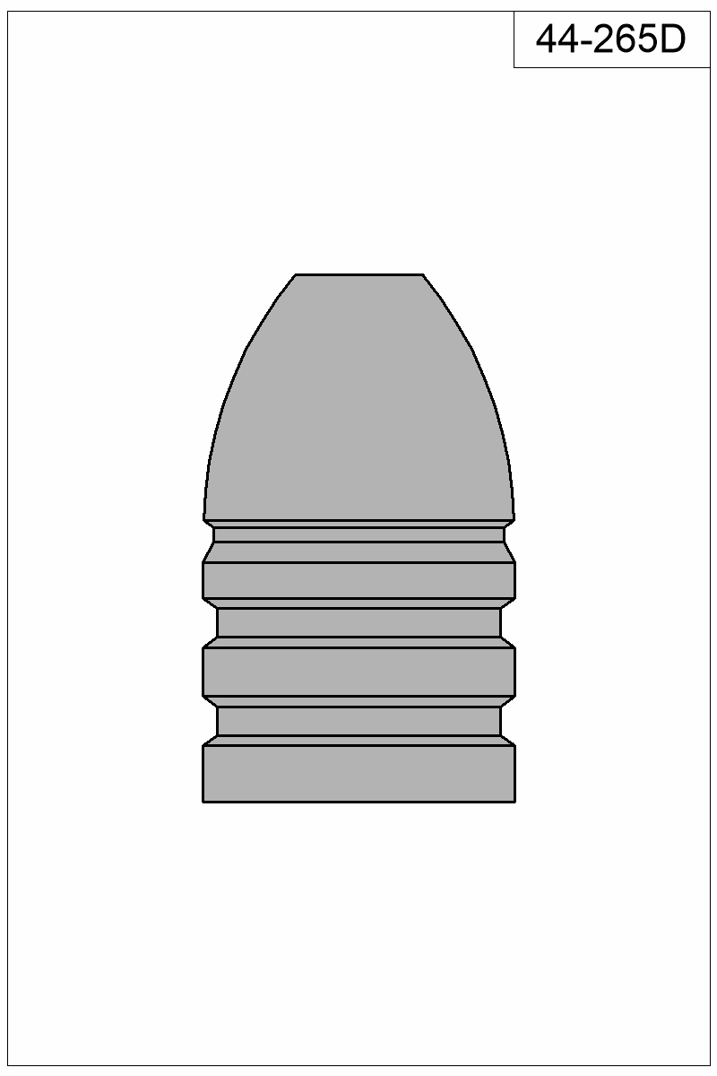Filled view of bullet 44-265D