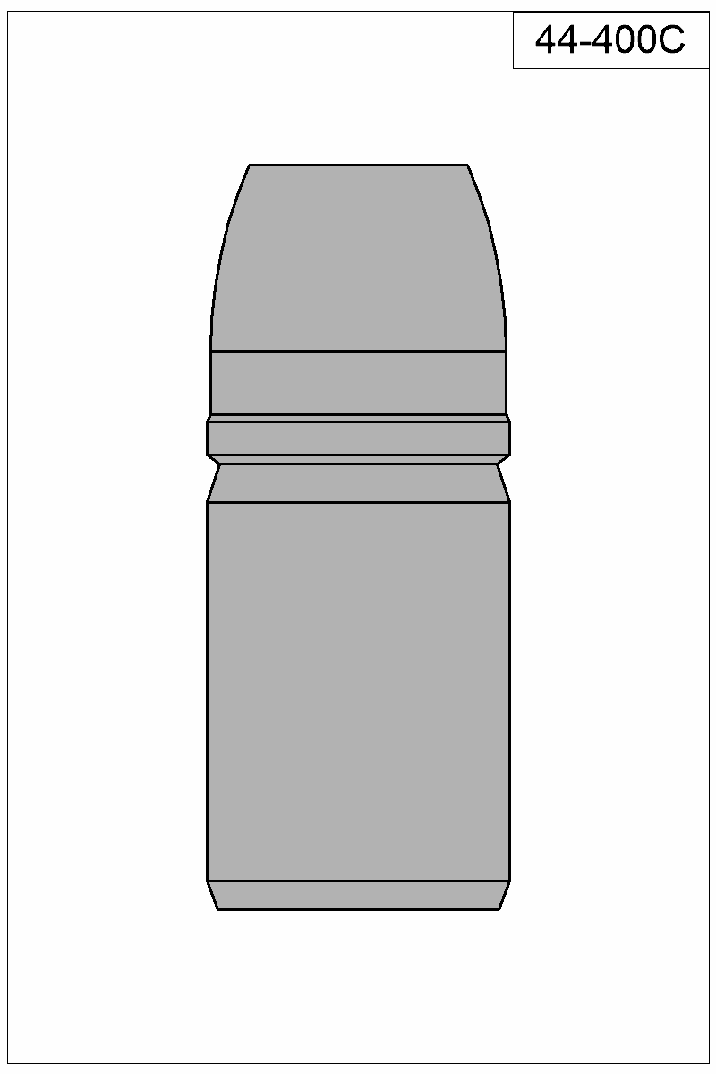 Filled view of bullet 44-400C