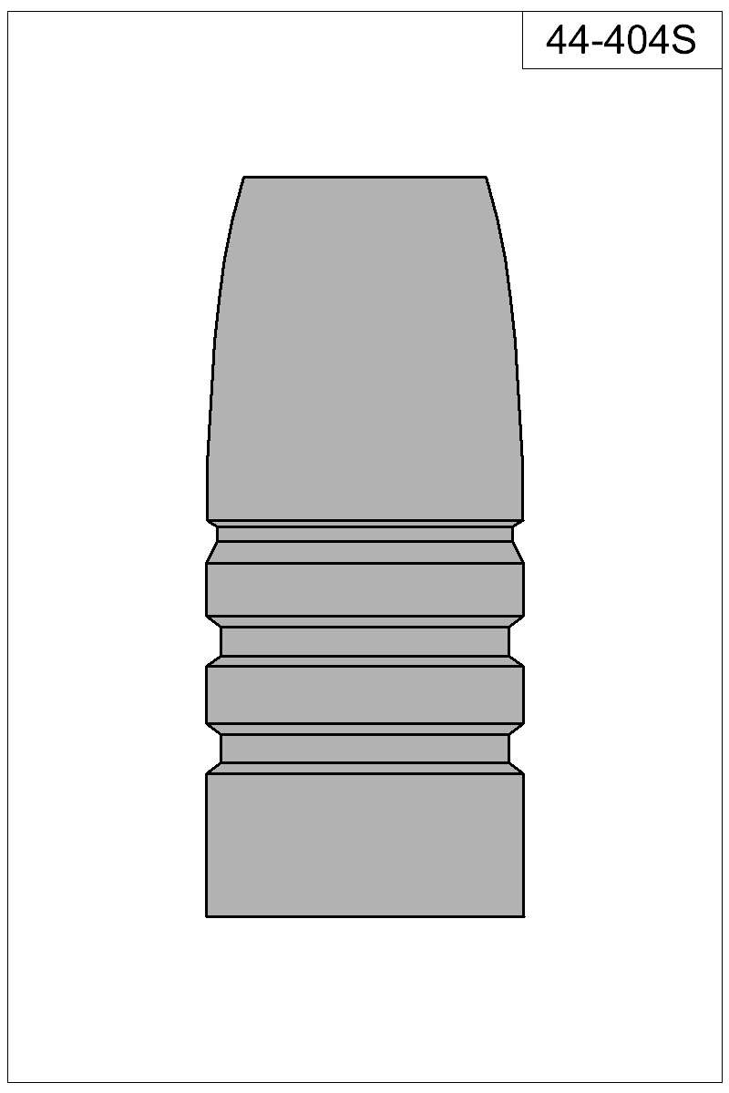 Filled view of bullet 44-404S