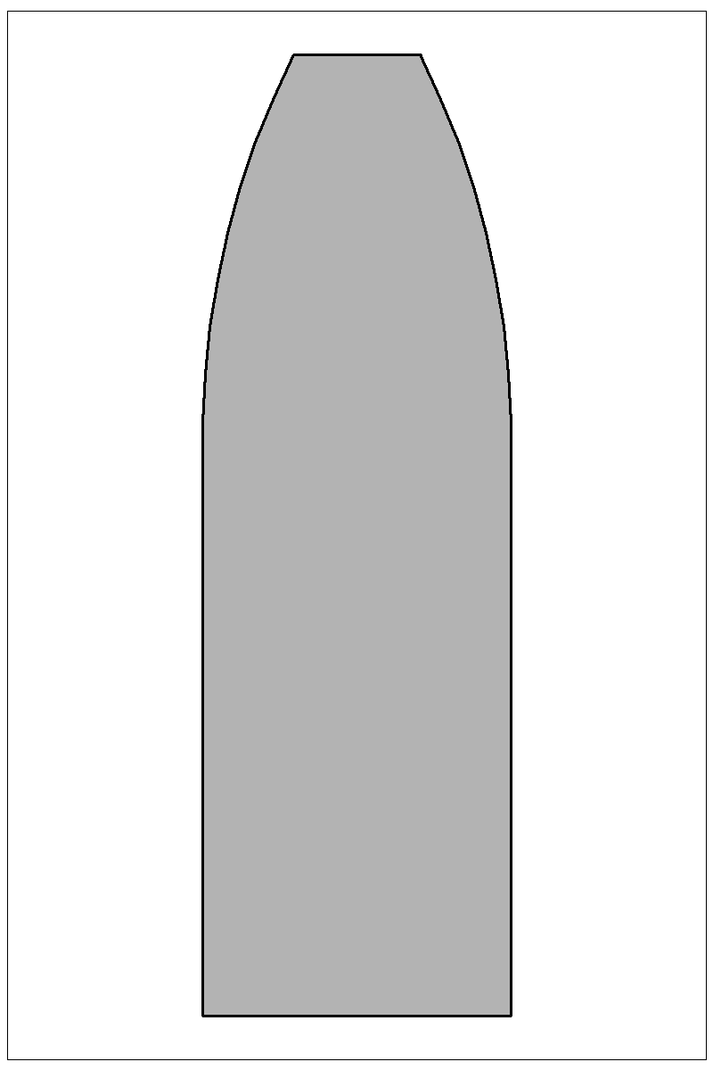 Filled view of bullet 44-500P