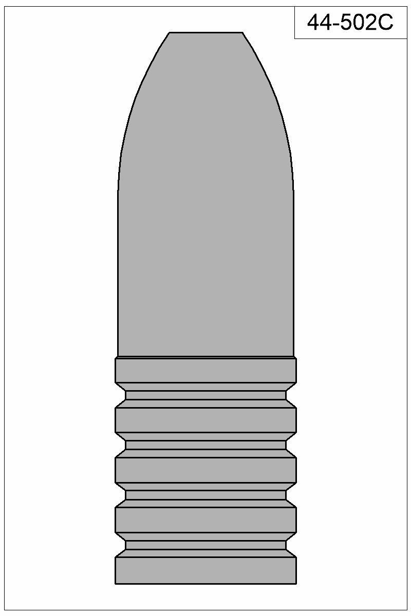 Filled view of bullet 44-502C