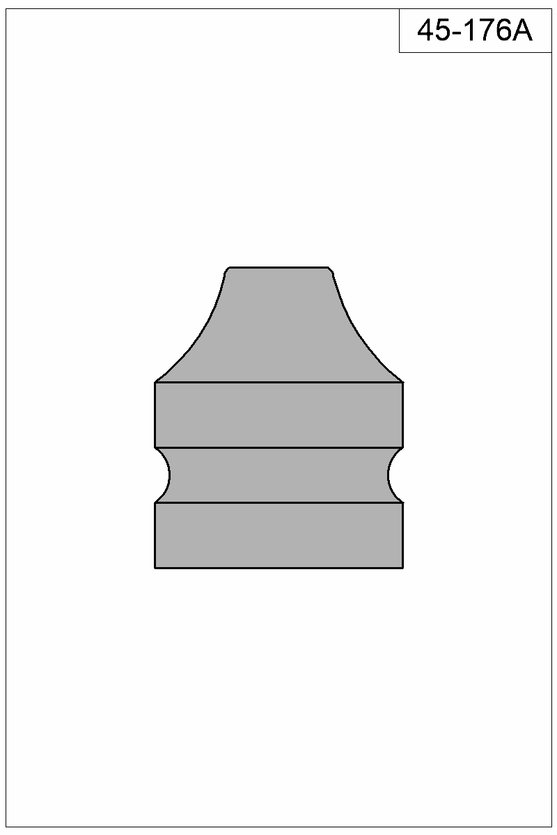 Filled view of bullet 45-176A