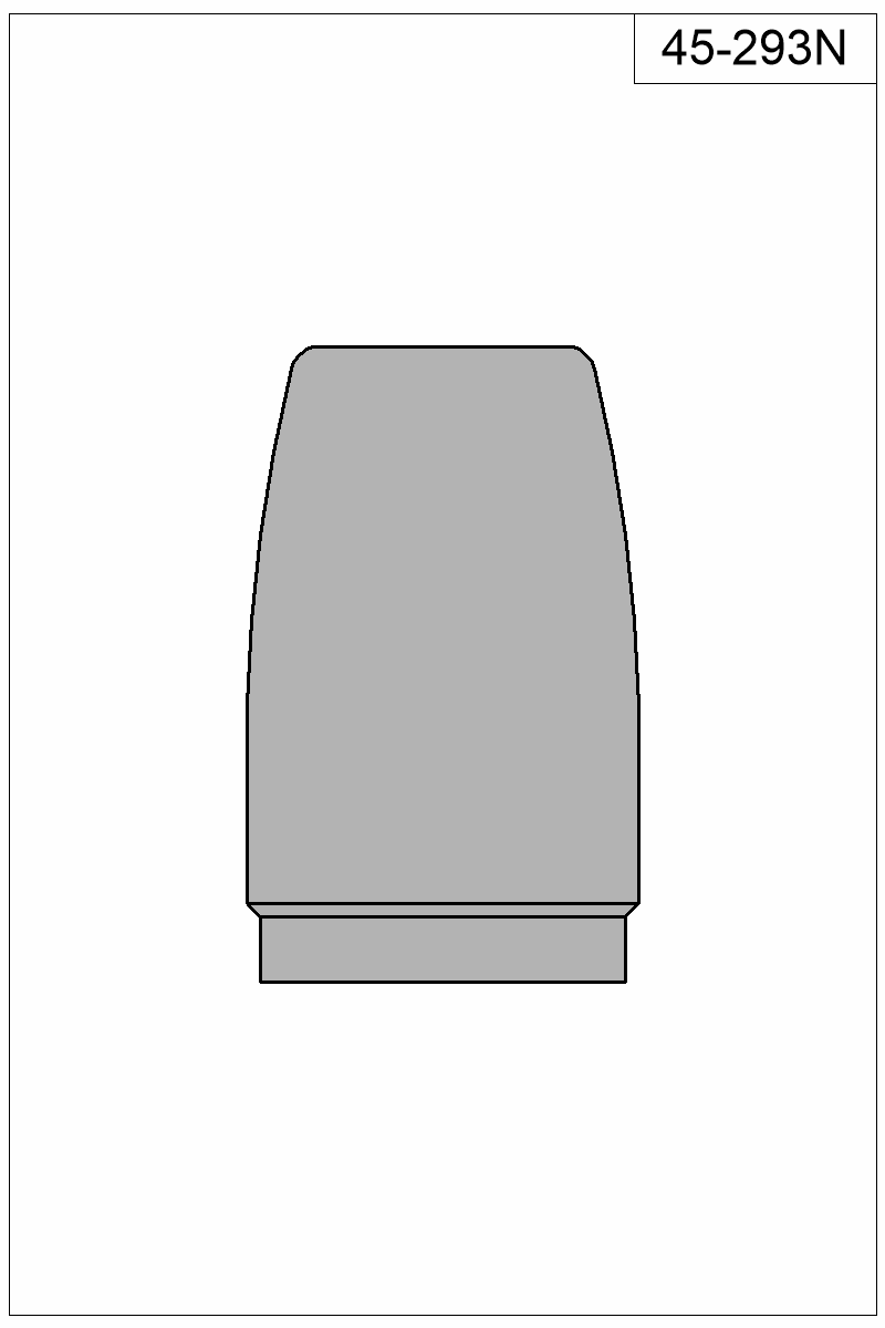 Filled view of bullet 45-293N