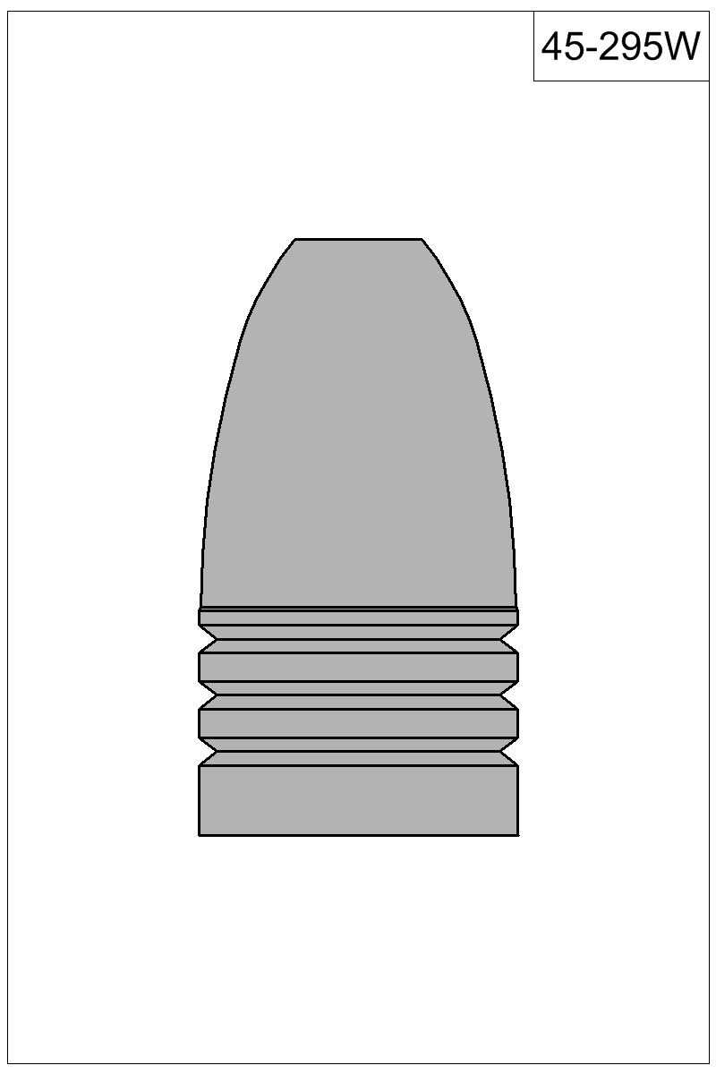 Filled view of bullet 45-295W