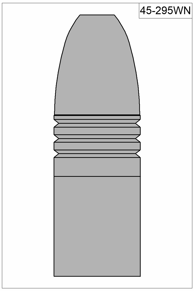 Filled view of bullet 45-295WN