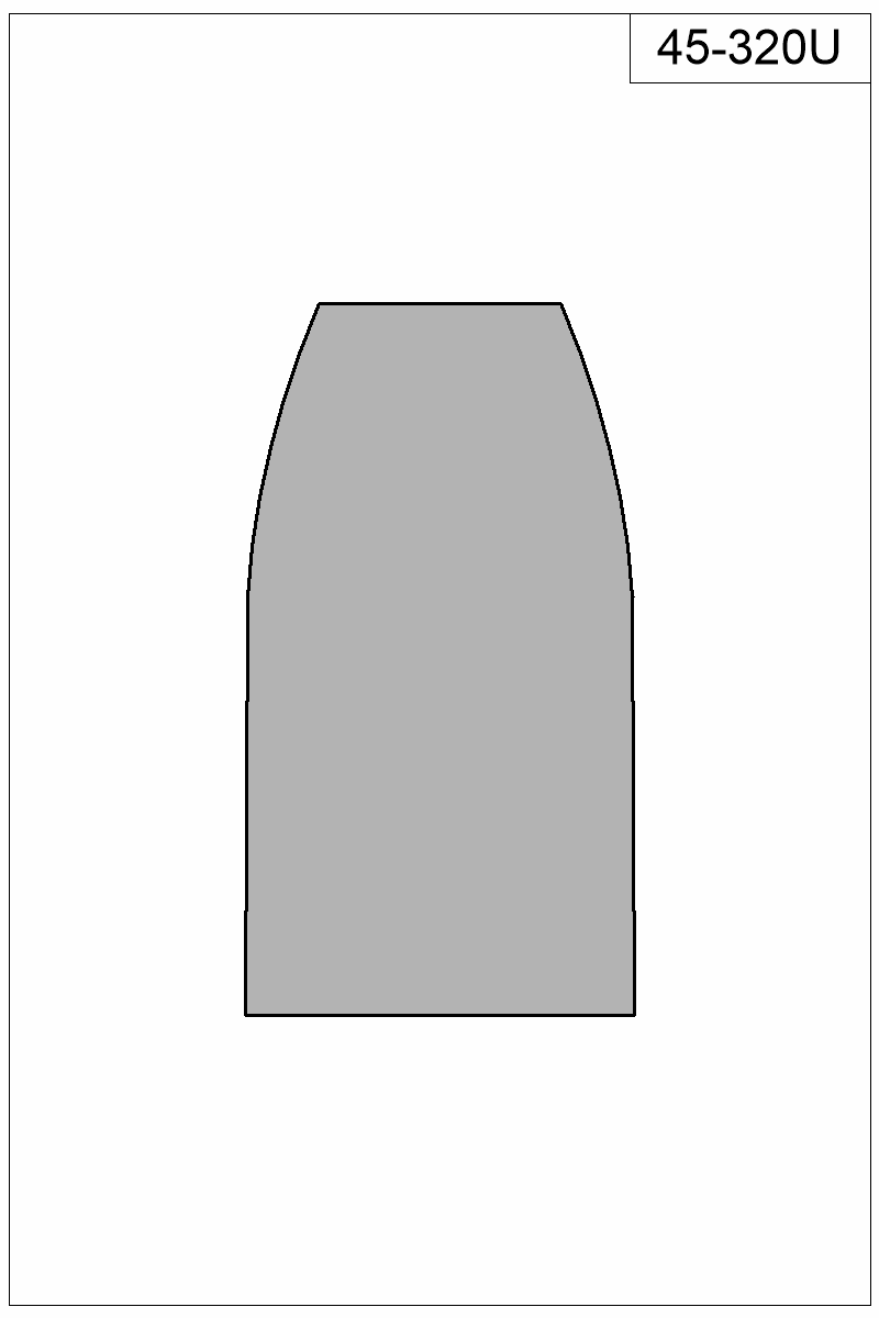 Filled view of bullet 45-320U