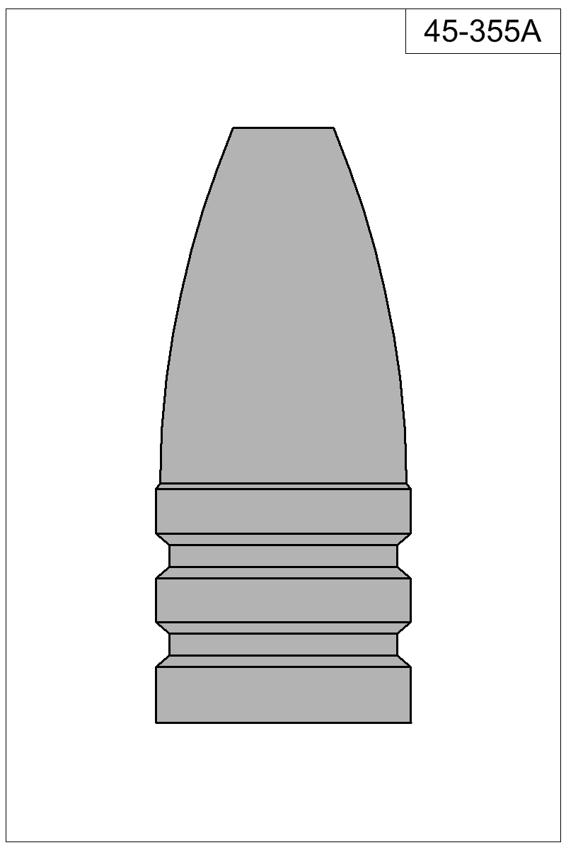 Filled view of bullet 45-355A