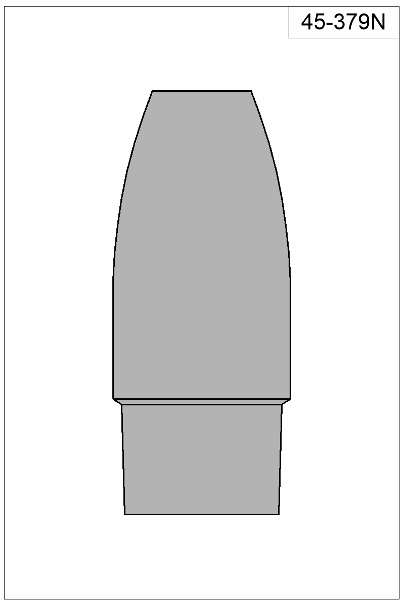 Filled view of bullet 45-379N