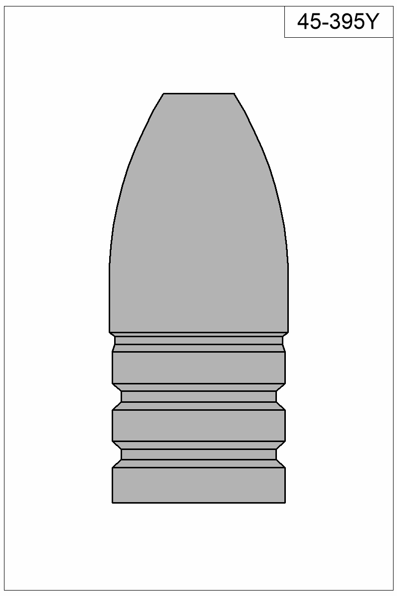 Filled view of bullet 45-395Y