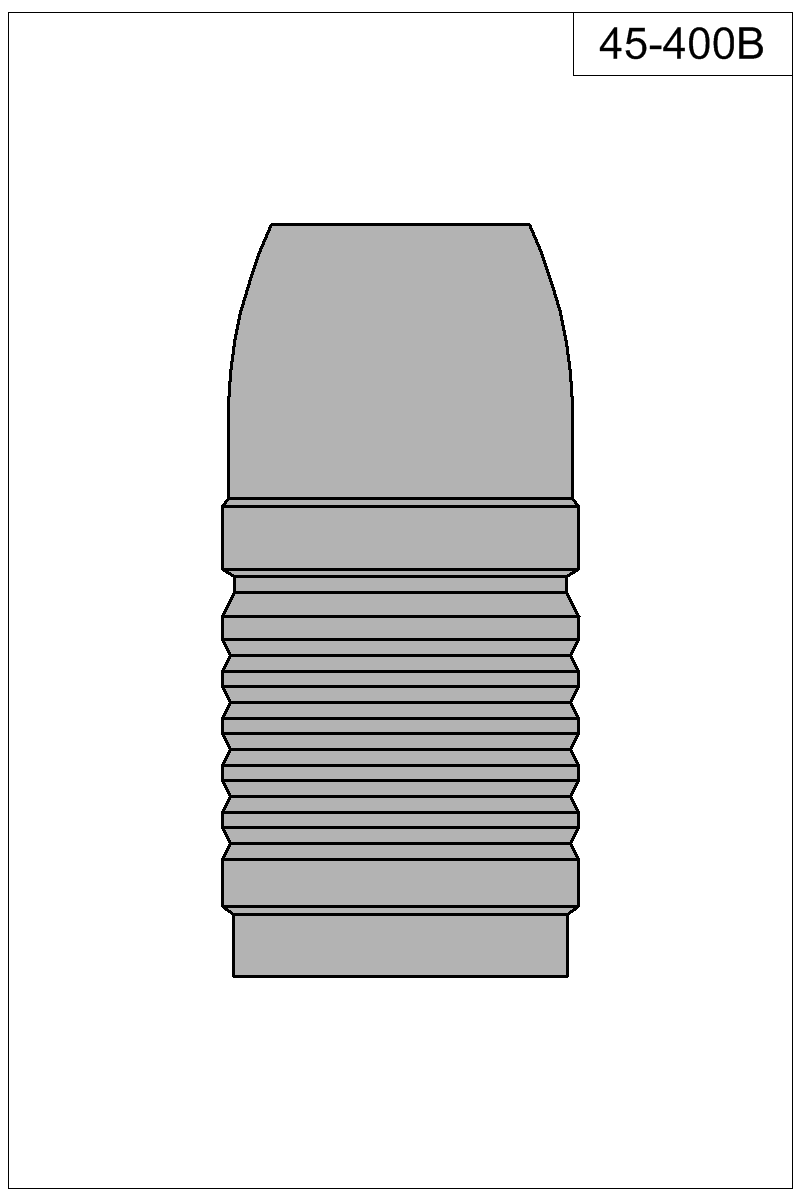 Filled view of bullet 45-400B