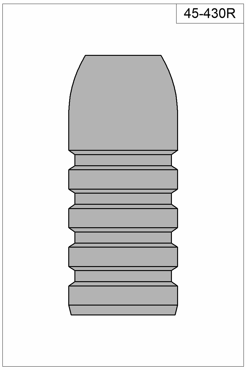 Filled view of bullet 45-430R