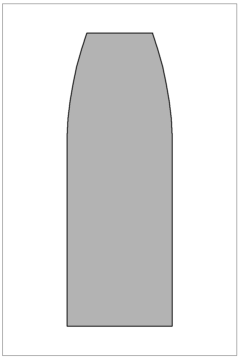 Filled view of bullet 45-500P