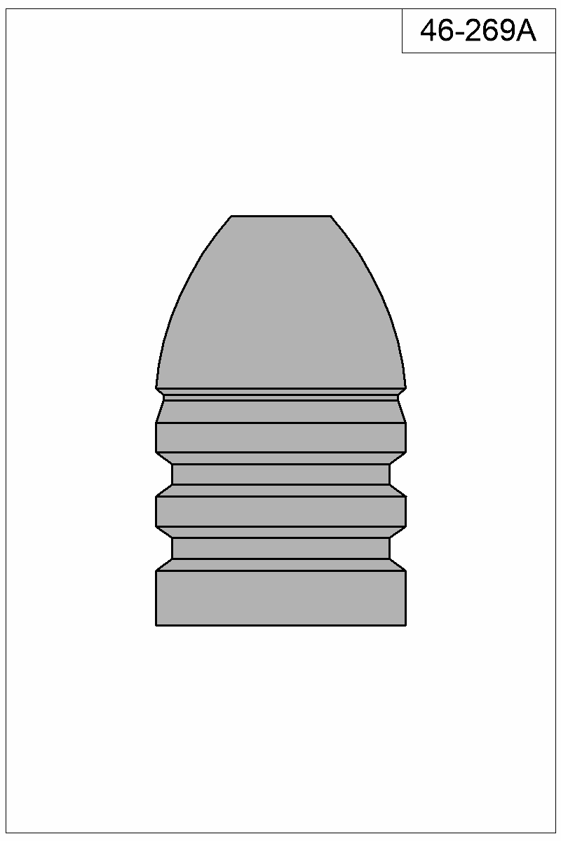 Filled view of bullet 46-269A