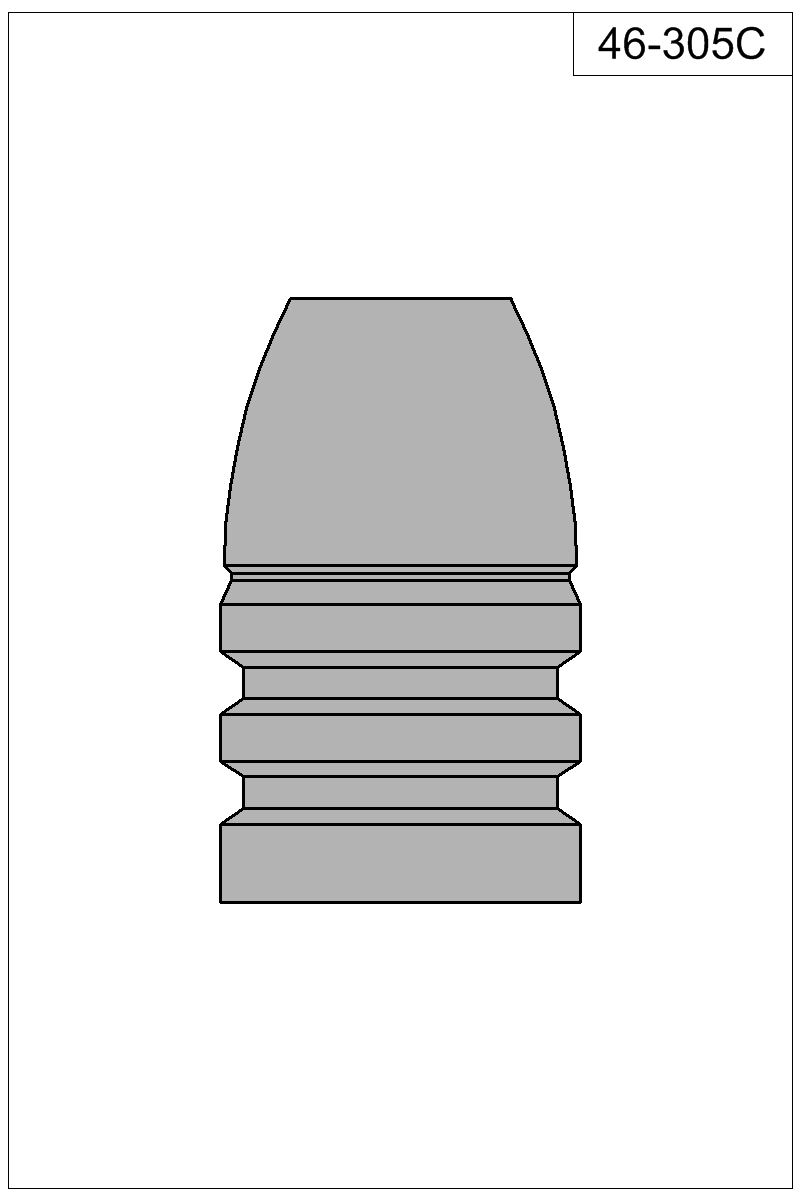 Filled view of bullet 46-305C