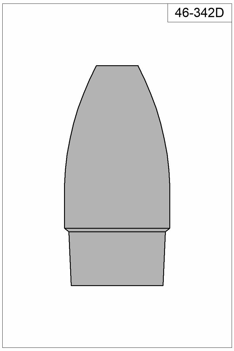 Filled view of bullet 46-342D
