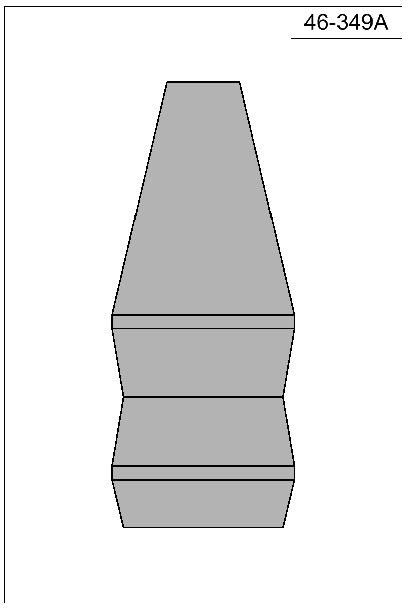 Filled view of bullet 46-349A