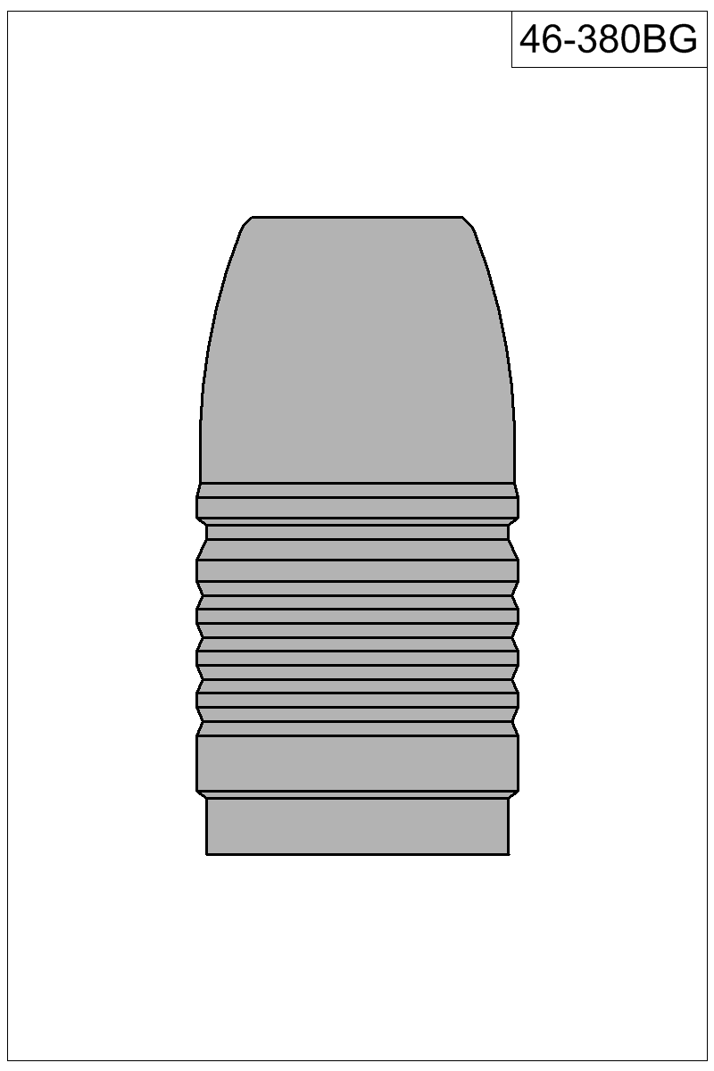 Filled view of bullet 46-380BG