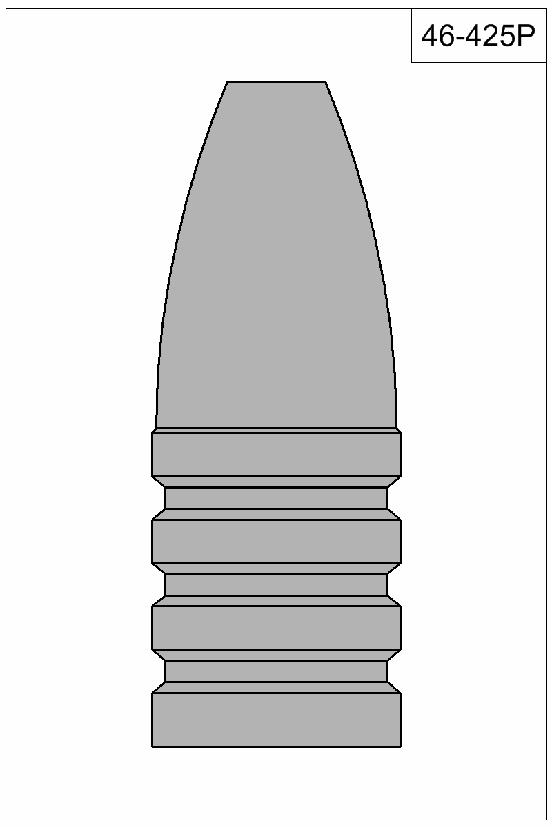 Filled view of bullet 46-425P