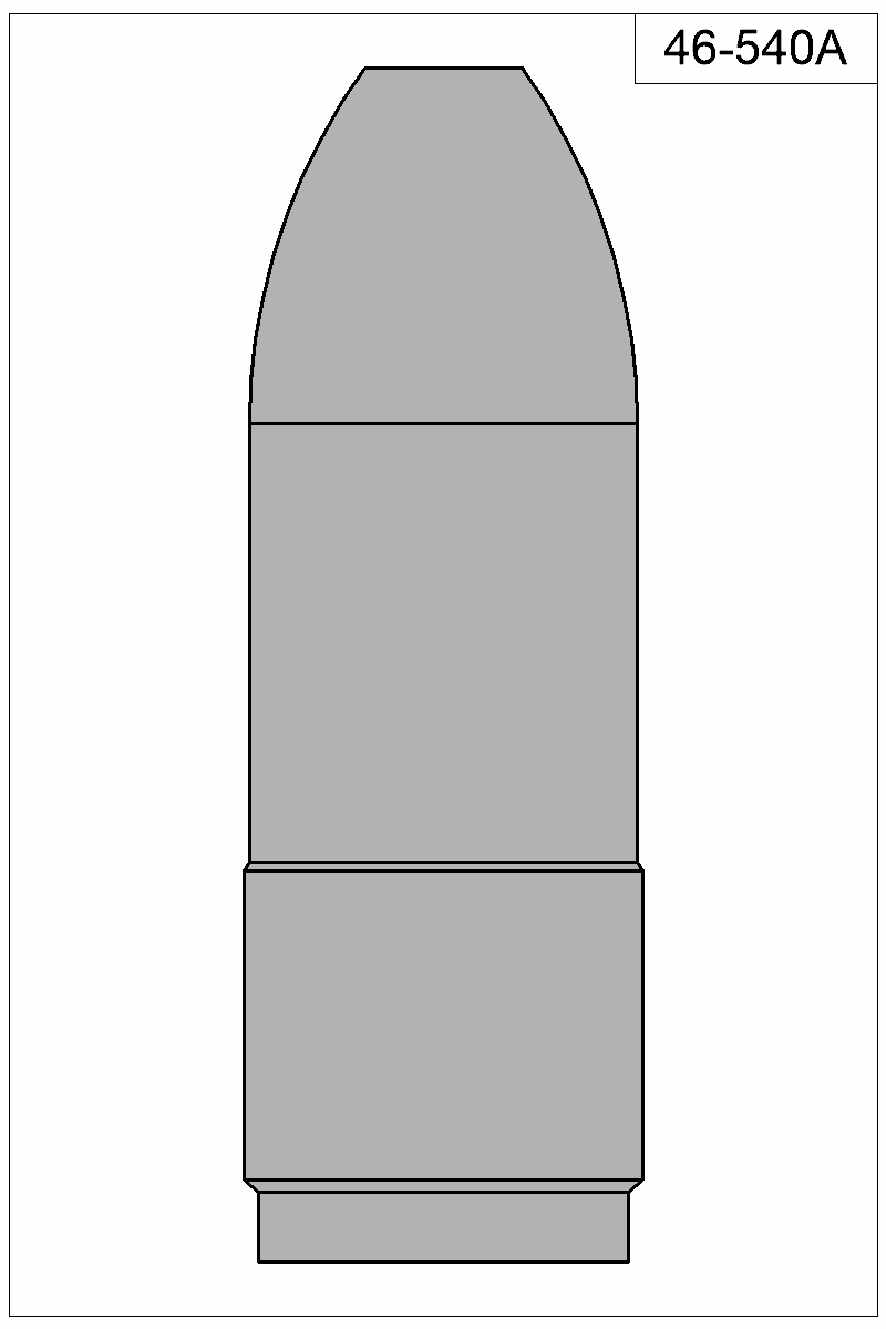 Filled view of bullet 46-540A