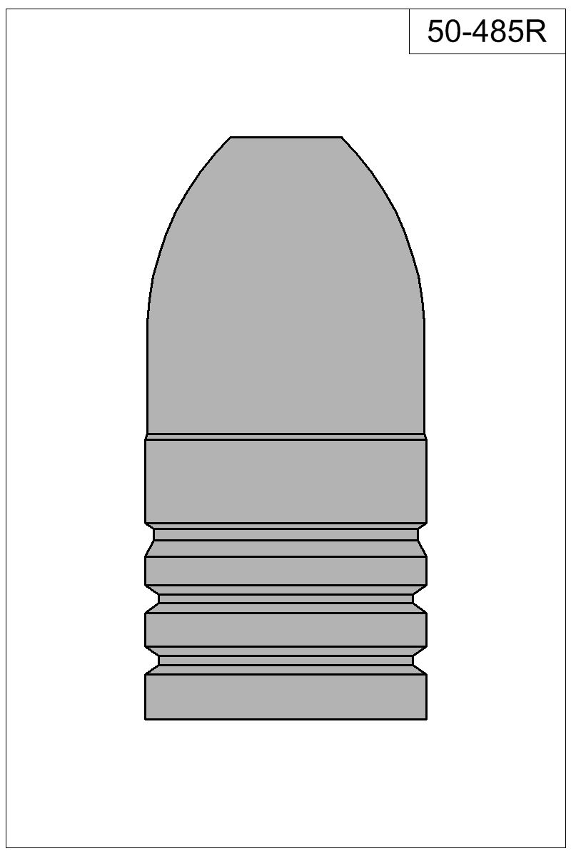 Filled view of bullet 50-485R