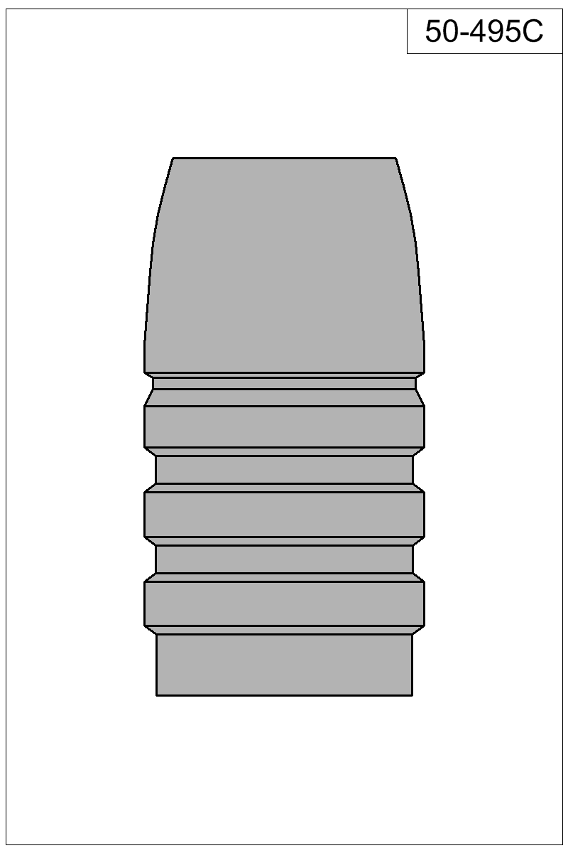 Filled view of bullet 50-495C