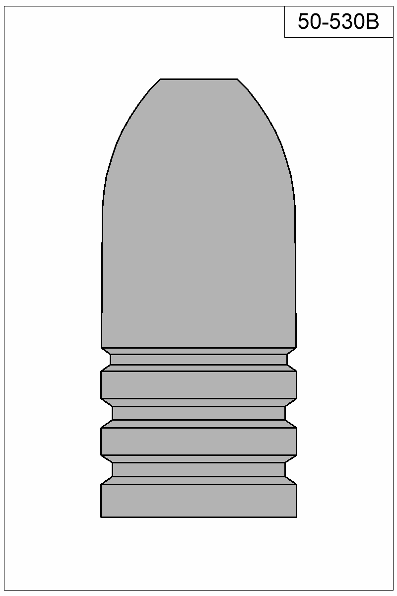 Filled view of bullet 50-530B