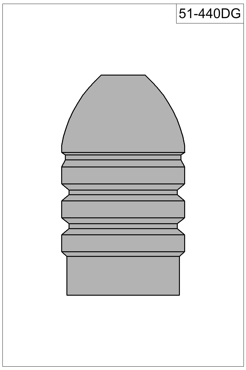 Filled view of bullet 51-440DG