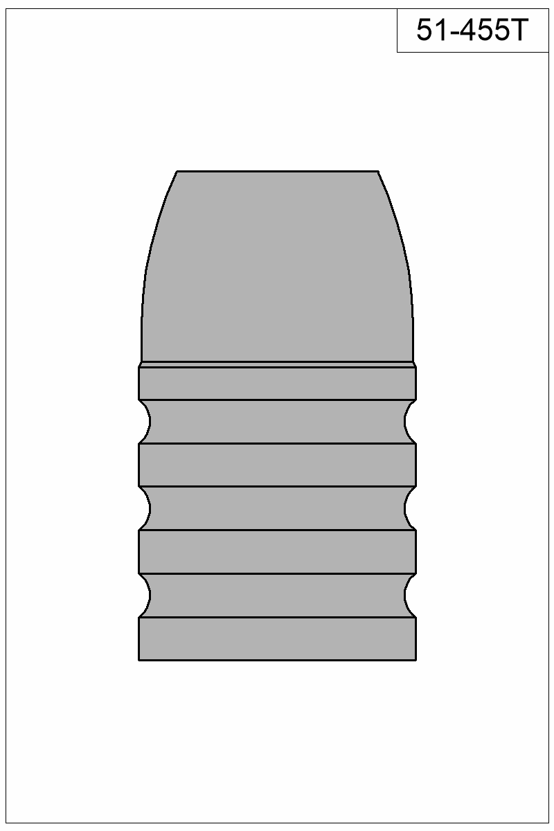 Filled view of bullet 51-455T
