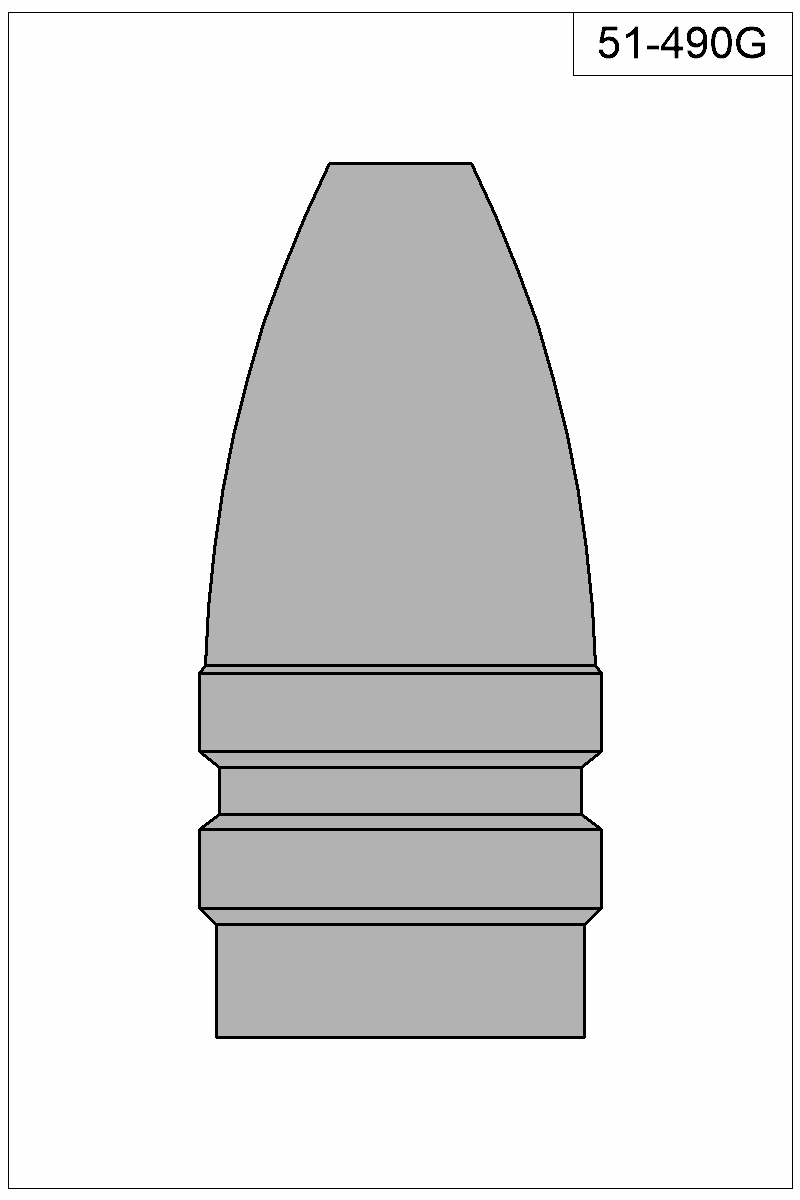 Filled view of bullet 51-490G